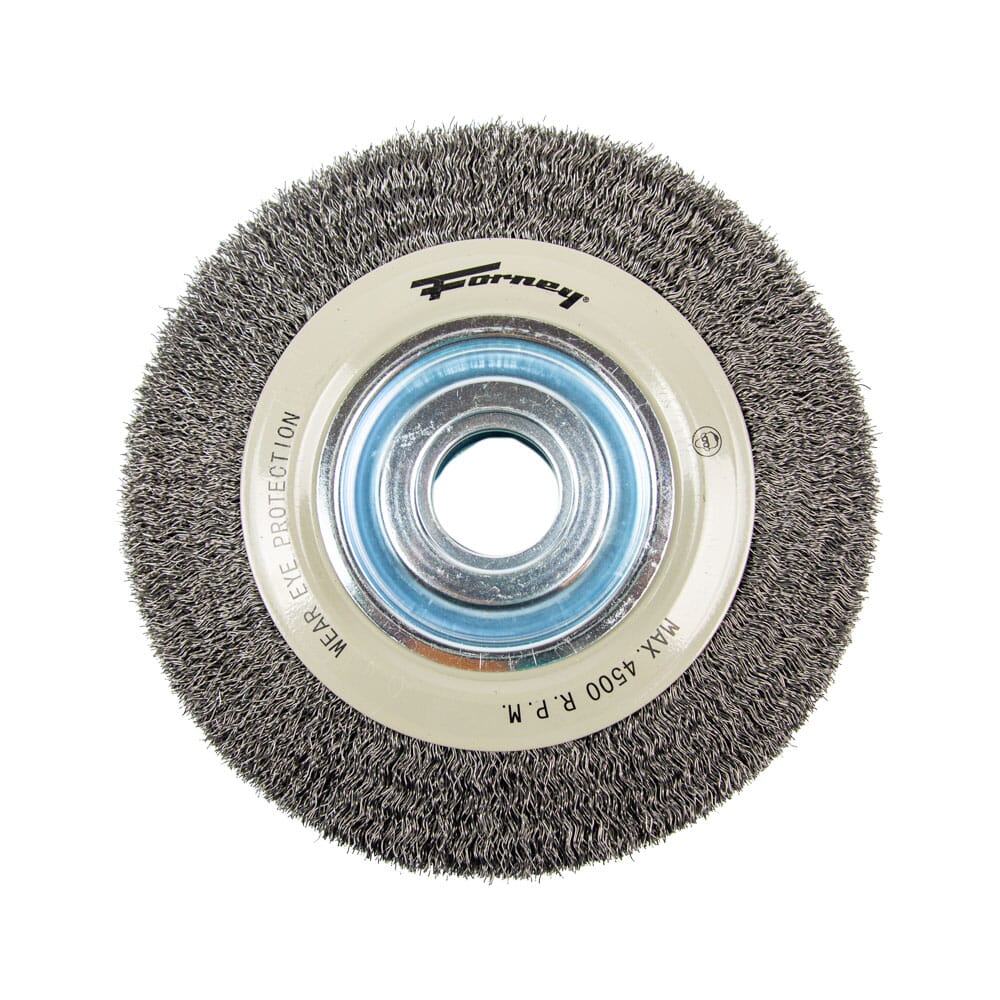 Command PRO Wire Wheel, Crimped, 8 in x .014 in x 1/2 in - 5/8 in